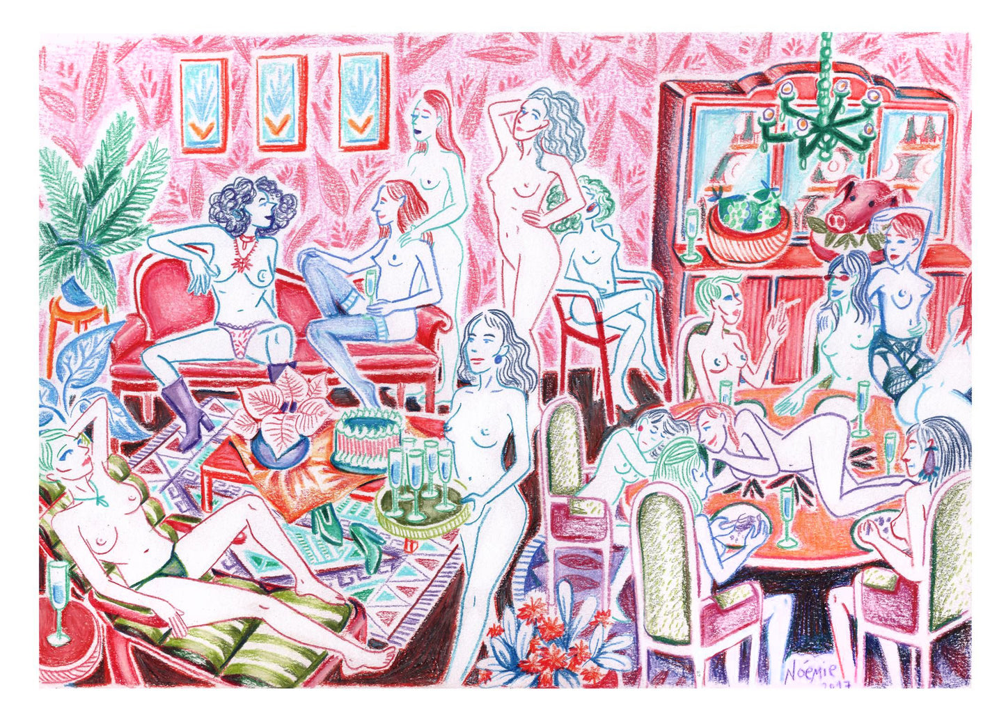 Pink Print - Noemie Honein (Noemie Naoumi)