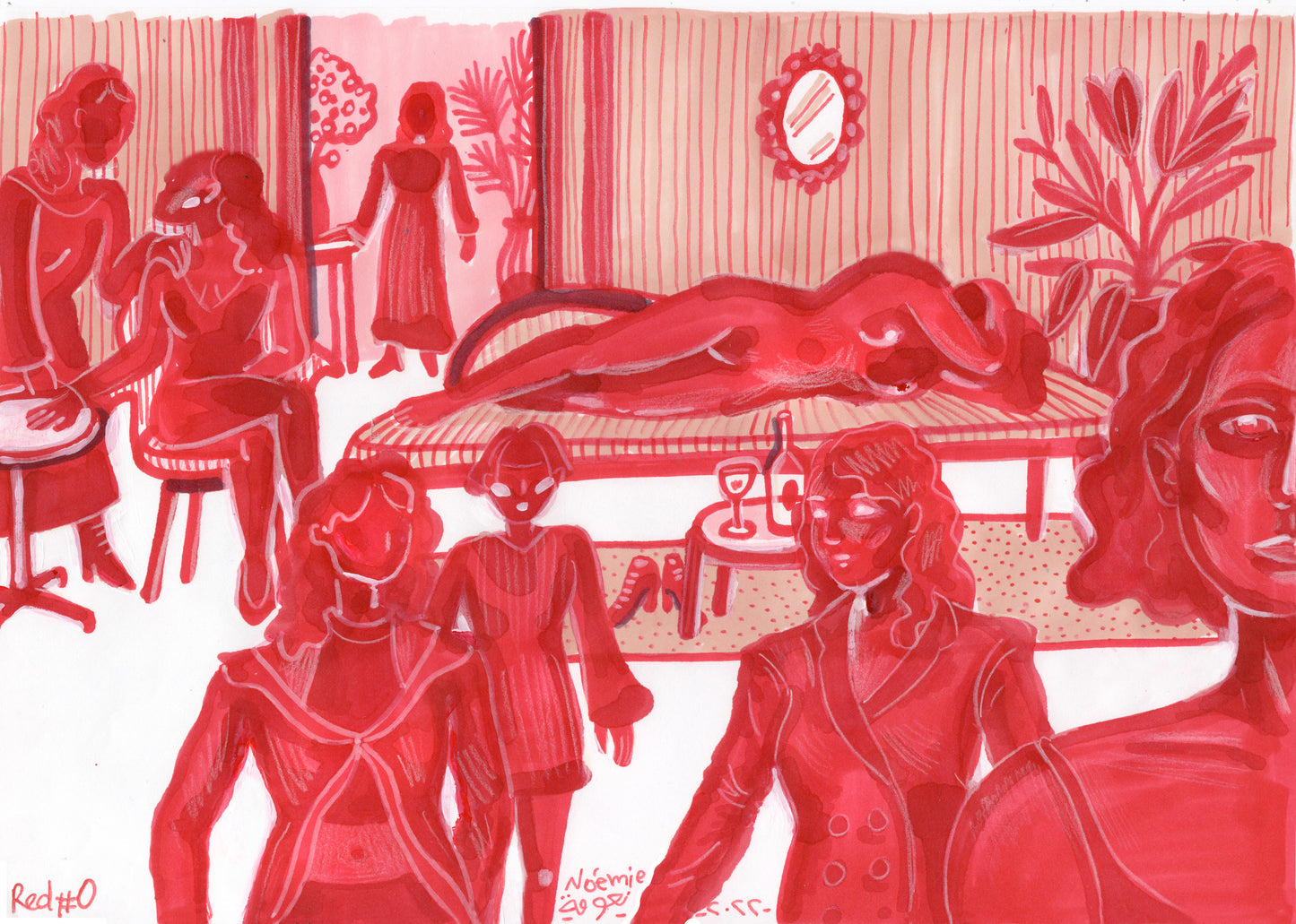 Red 0 - Noemie Honein (Noemie Naoumi) ORIGINAL