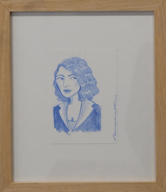 Portait de la Femme Bleue- Noemie Naoumi ORIGINAL